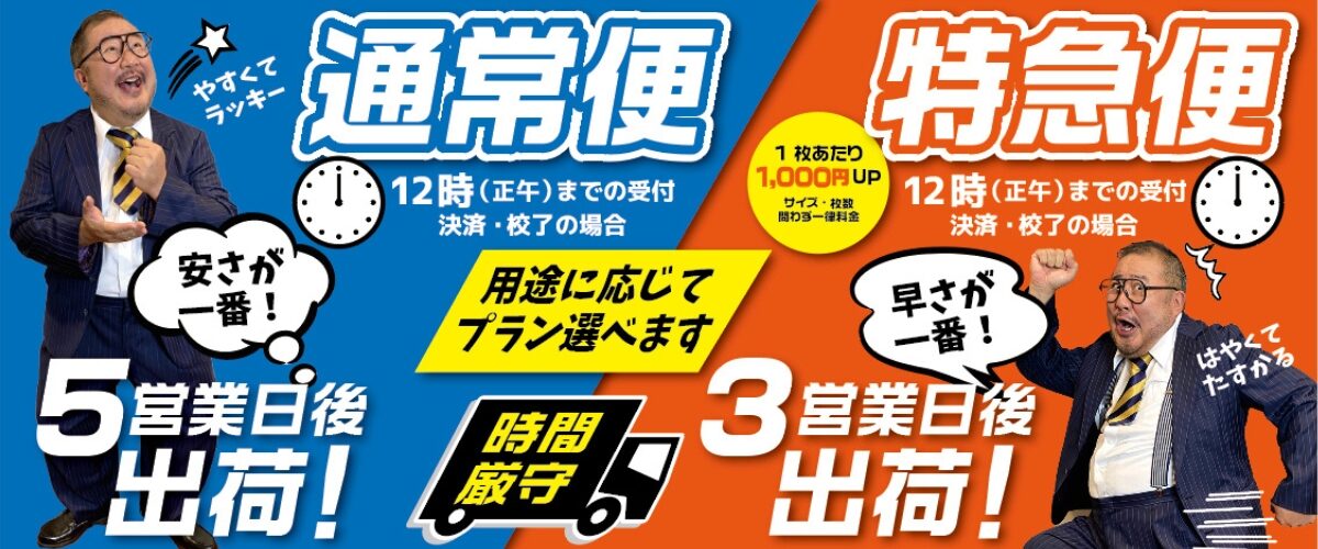 通常便・特急便画像